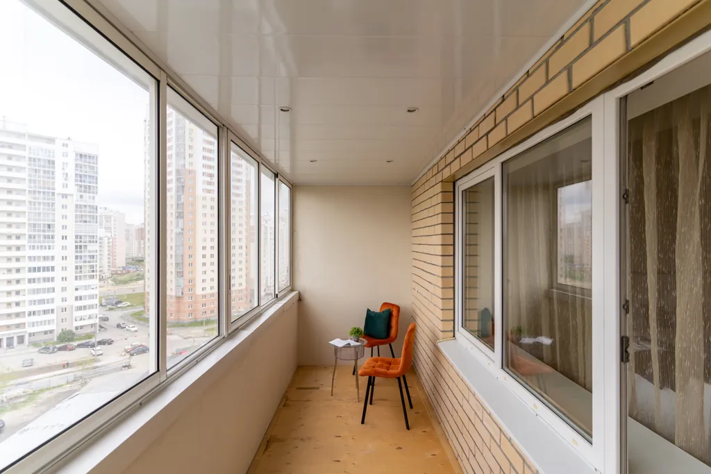 Дизайнерская двушка с биокамином