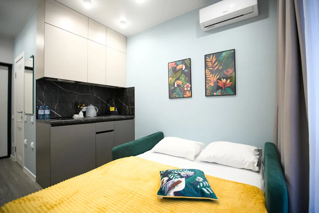 Солнечные апартаменты в ЖК Резидент