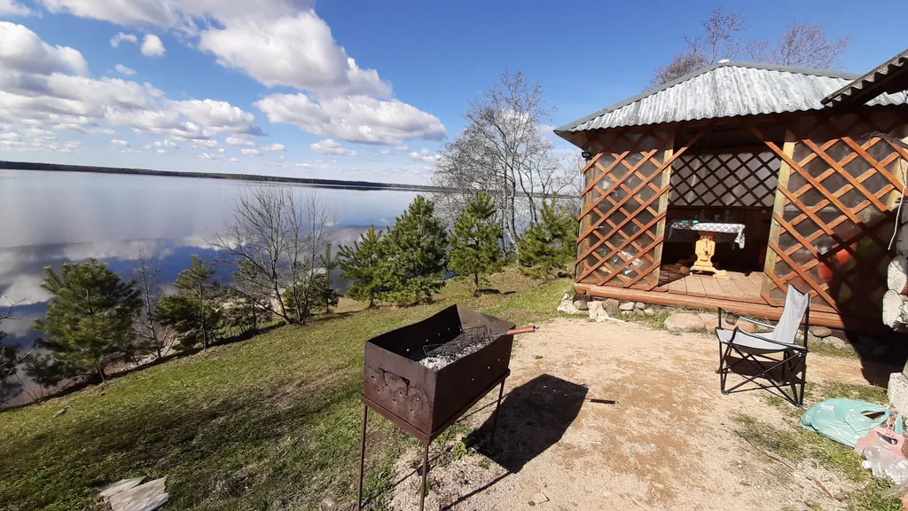 Коттедж Дом на озере Волго со своим пирсом — Ланино