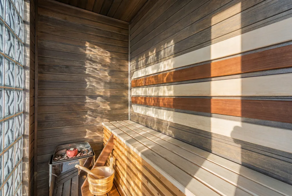 Коттедж Солнесная гора-Сяпся с сауной, 3 спальнями и видом на озеро