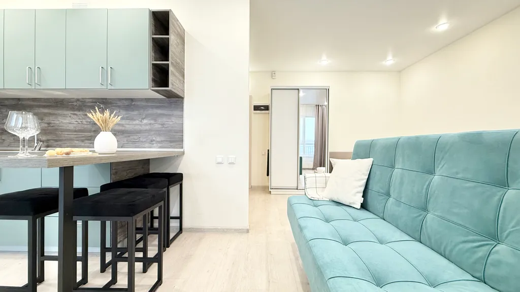 Квартира Hugge Place | Стильная студия у Аквапарка с Wi-Fi — Новосибирск