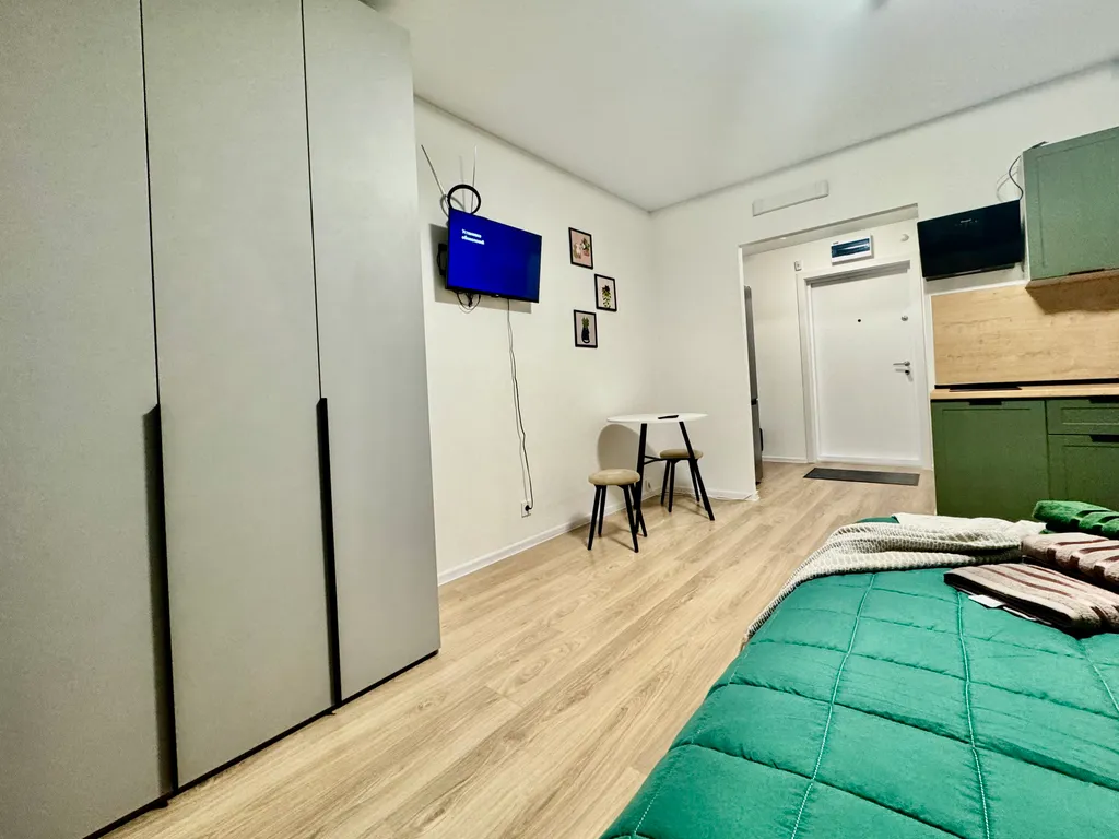 Студия на 16 этаже в Парковом