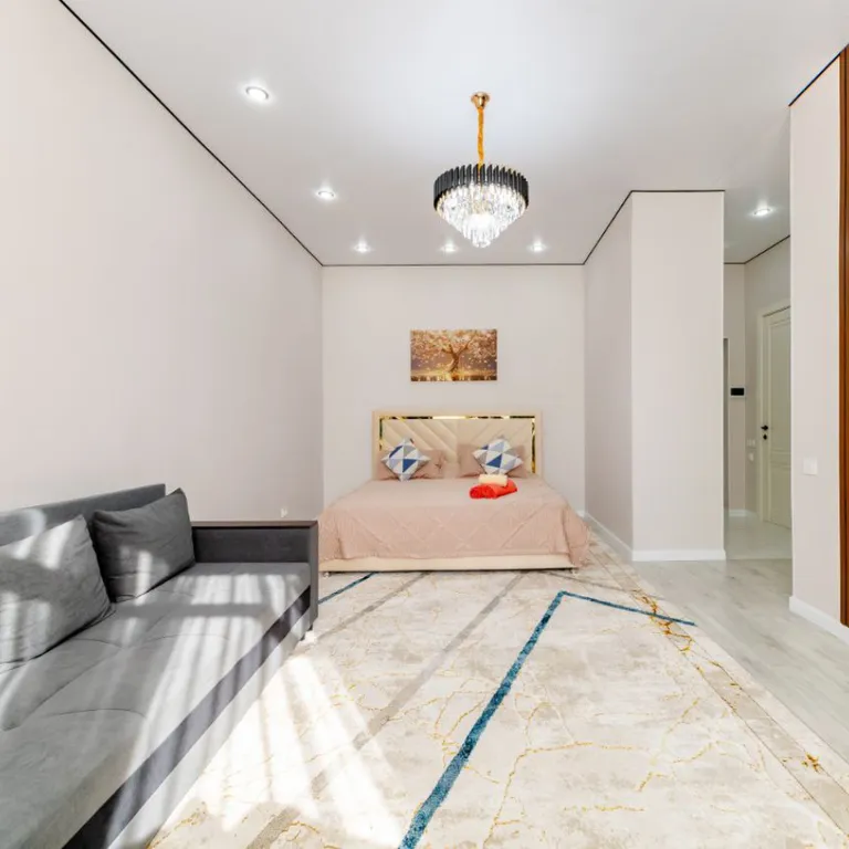 Квартира 1 комнатный апартамент в центре левого берега ЖК Бухар Жырау — аренда посуточно в Астана (Нур-Султан)