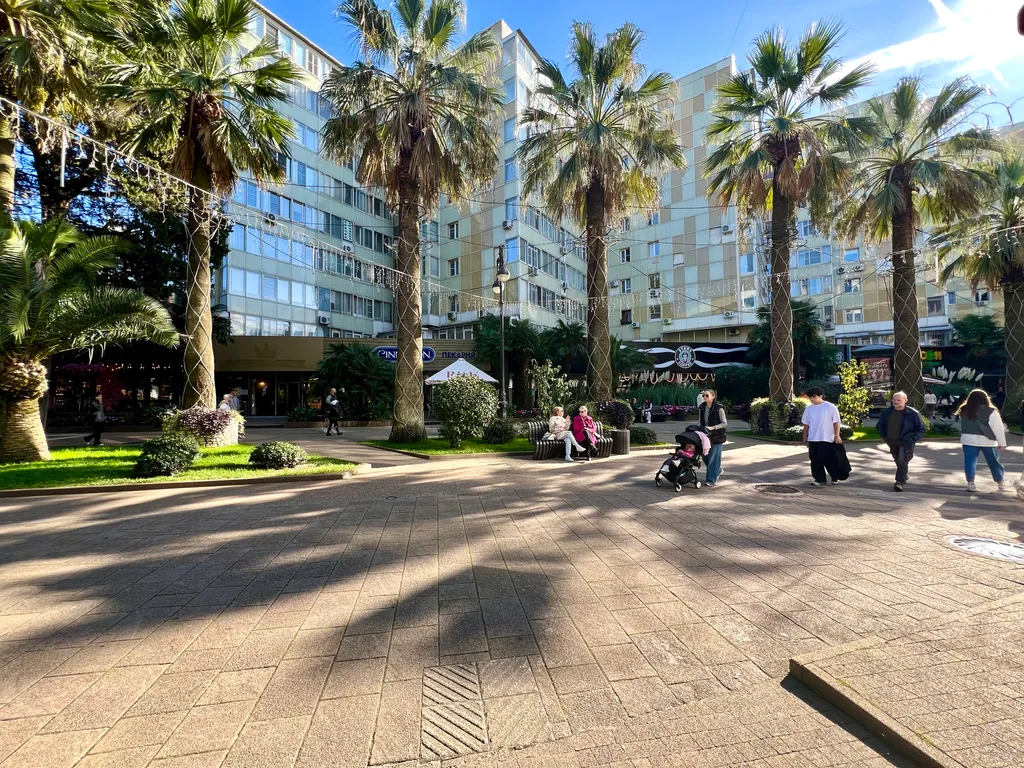 Квартира с видом на местный Променад