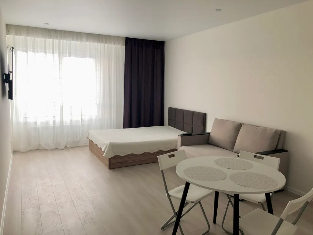 Просторная студия с красивым видом с высоты