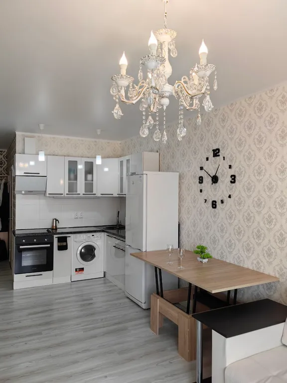 Уютная студия с видом на город