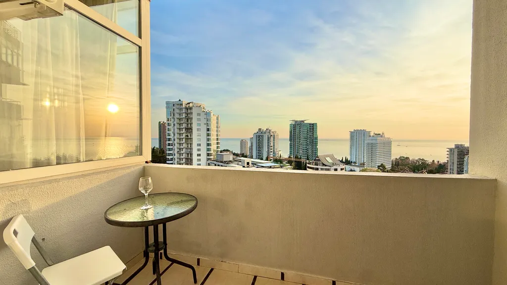 Квартира Видовая на море с балконом и спальней — аренда посуточно в Сочи