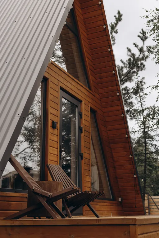 Стильный домик А-фрейм