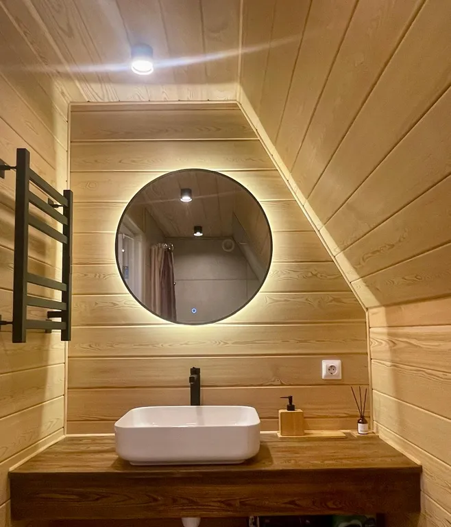 Коттедж Уютный домик Афрейм с видом на горы и лес — Аша