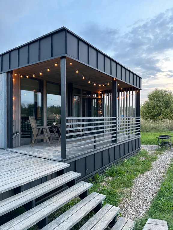 Коттедж Дом с панорамными окнами — Можайск