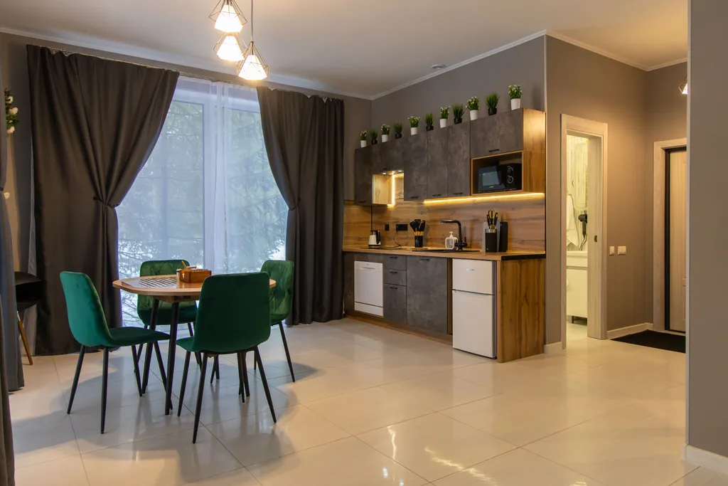 Дом 81m2 — чан, кухня, Wi-Fi