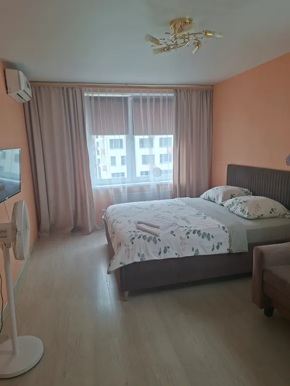 Большая однокомнатная квартира с размещением до 5 гостей