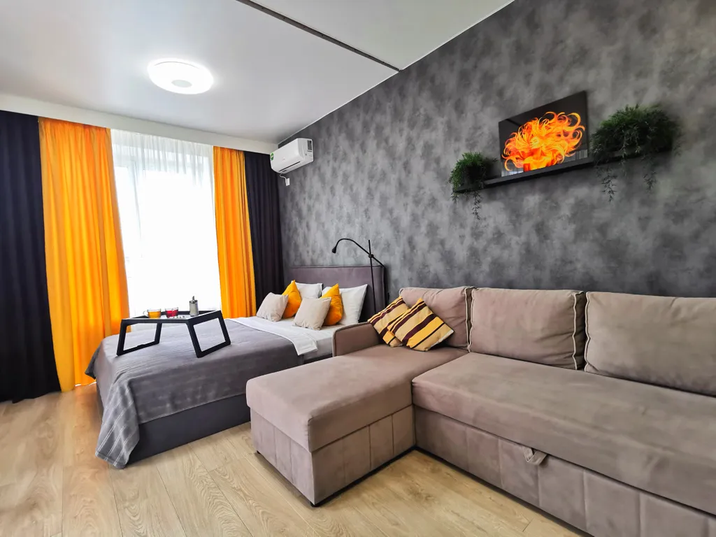 Квартира Апельсиновая квартира в ЖК Кубанский — Краснодар