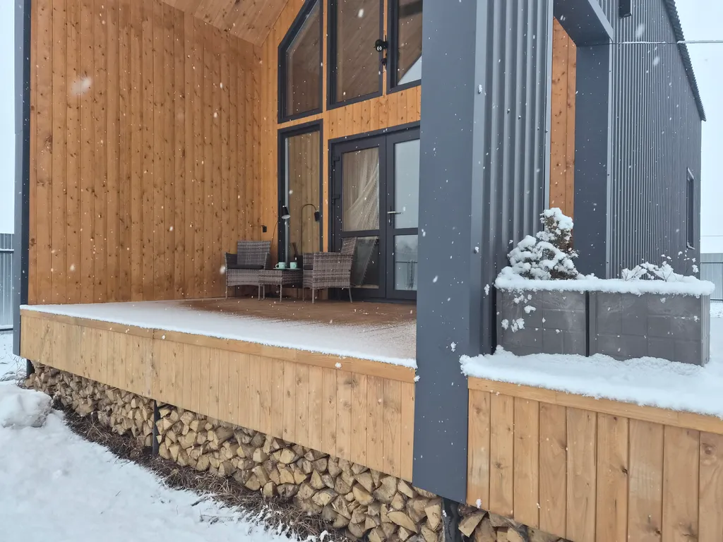 Дом на берегу леса