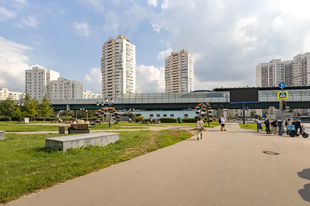 Квартира Квартира Просторная студия рядом с метро — Москва