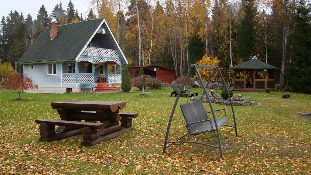 Коттедж Дом на берегу речки — Приозерск