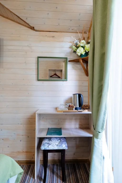 Квартира Квартира Грин Стандарт двухместный с балконом с одной кроватью — Архыз