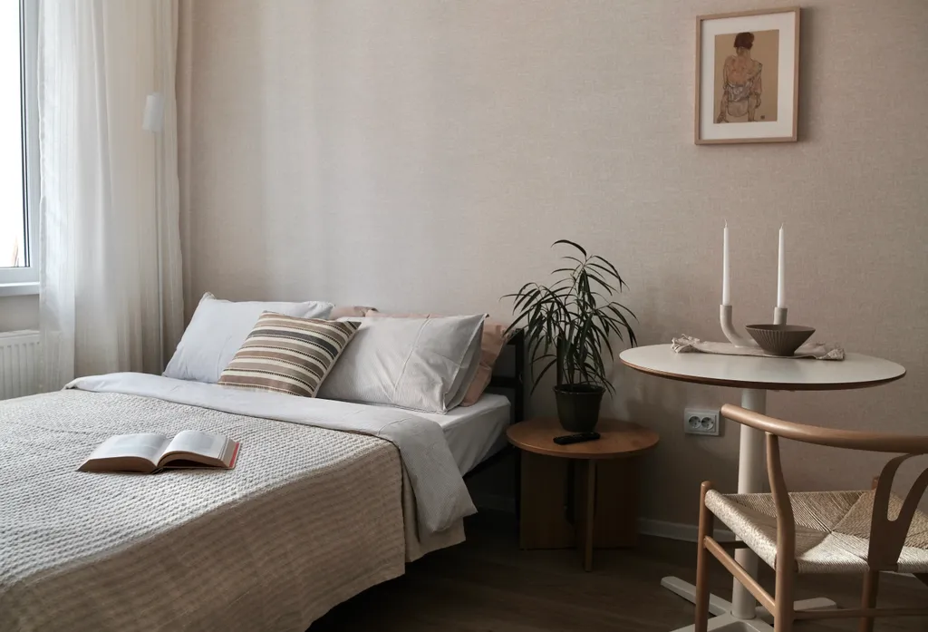 Студия с видом на лес