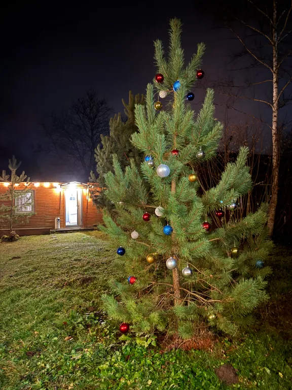 Двухкомнатный домик с видом на озеро