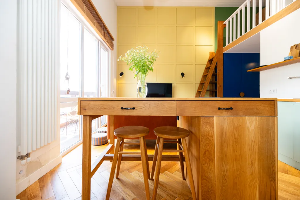 Двухуровневая квартира с видом на горы