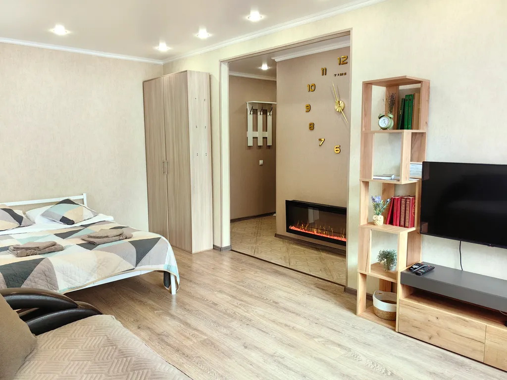 Уютная квартира с камином центре города