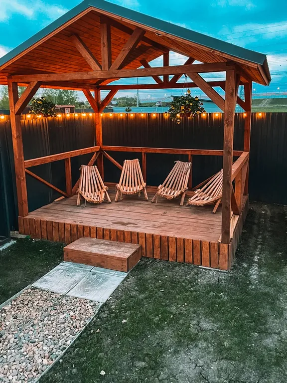 Барнхаус с баней и банным чаном