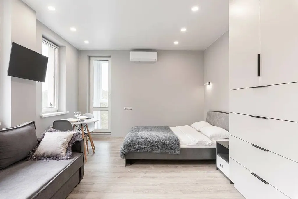 Дизайнерская студия с видом на парк