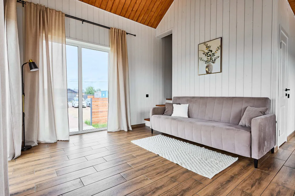 Коттедж Стильный панорамный дом с видом на бескрайние просторы — Пушкин