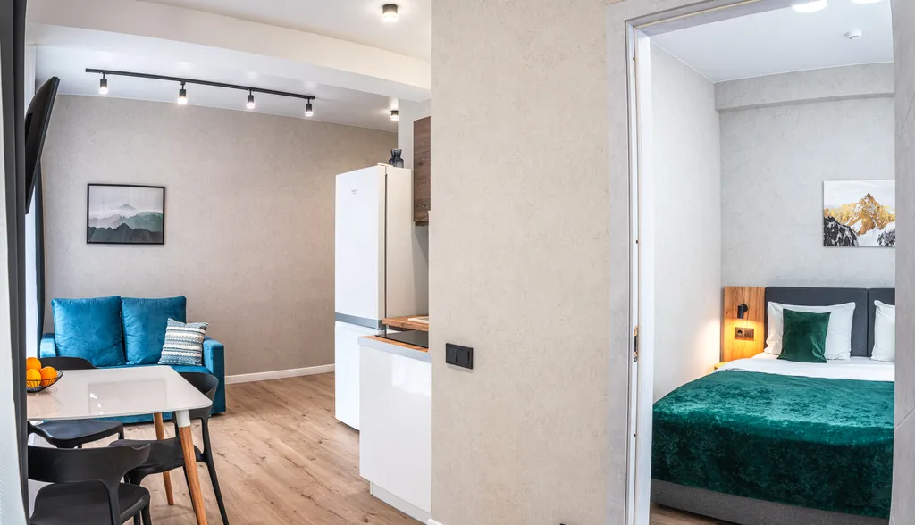 Квартира Апартаменты с отдельной спальней в центре Красной Поляны — аренда посуточно в Красная Поляна