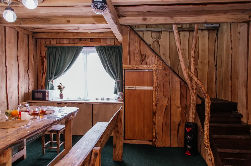 Дом с баней на берегу реки