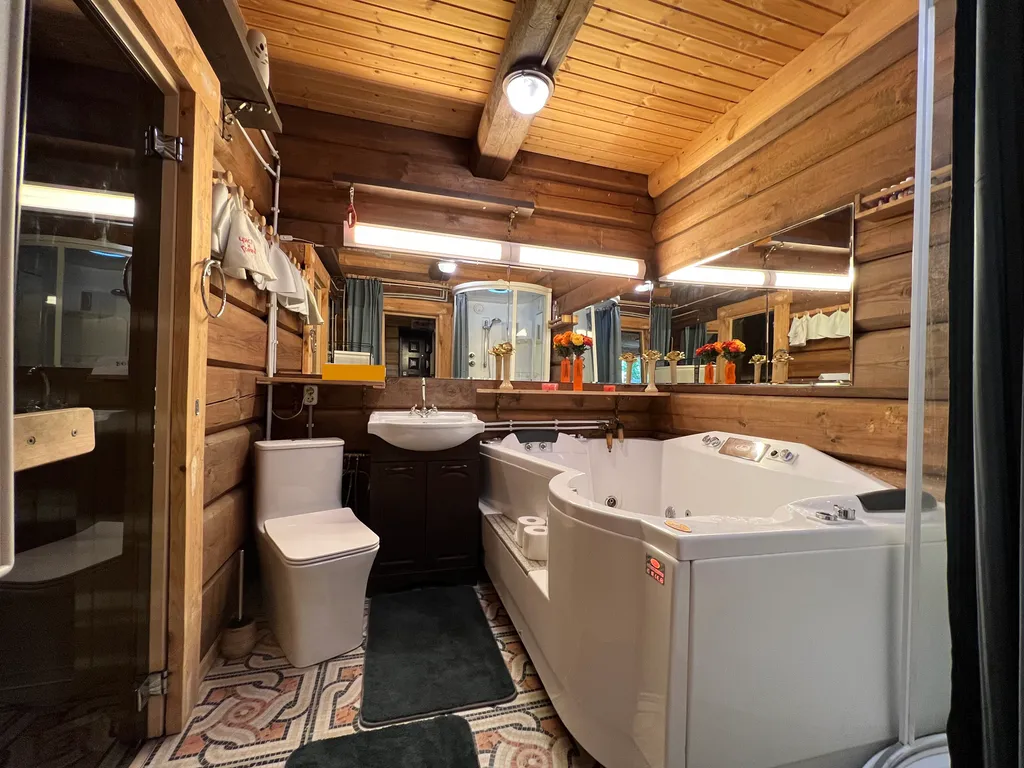 Дом с баней и чаном