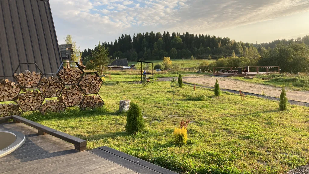 Коттедж Дом Афрейм светлый с подогреваемой купелью Лисичкино — Микли