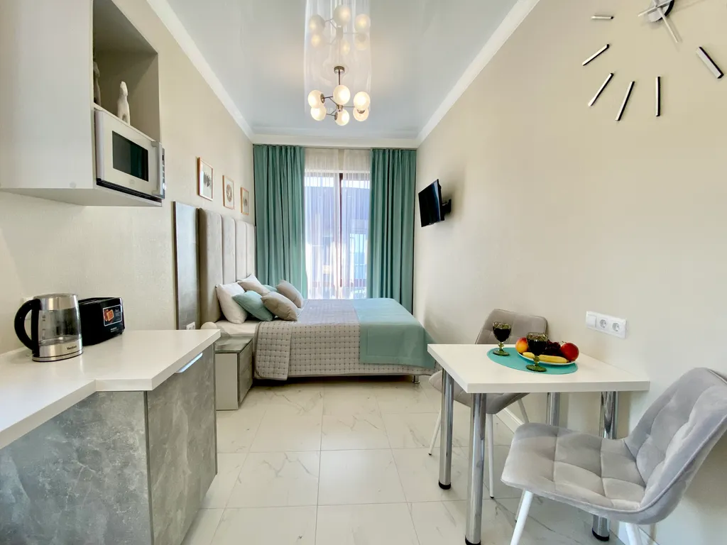 Квартира Квартира Комфорт студия с видом на море и реку — Лазаревское