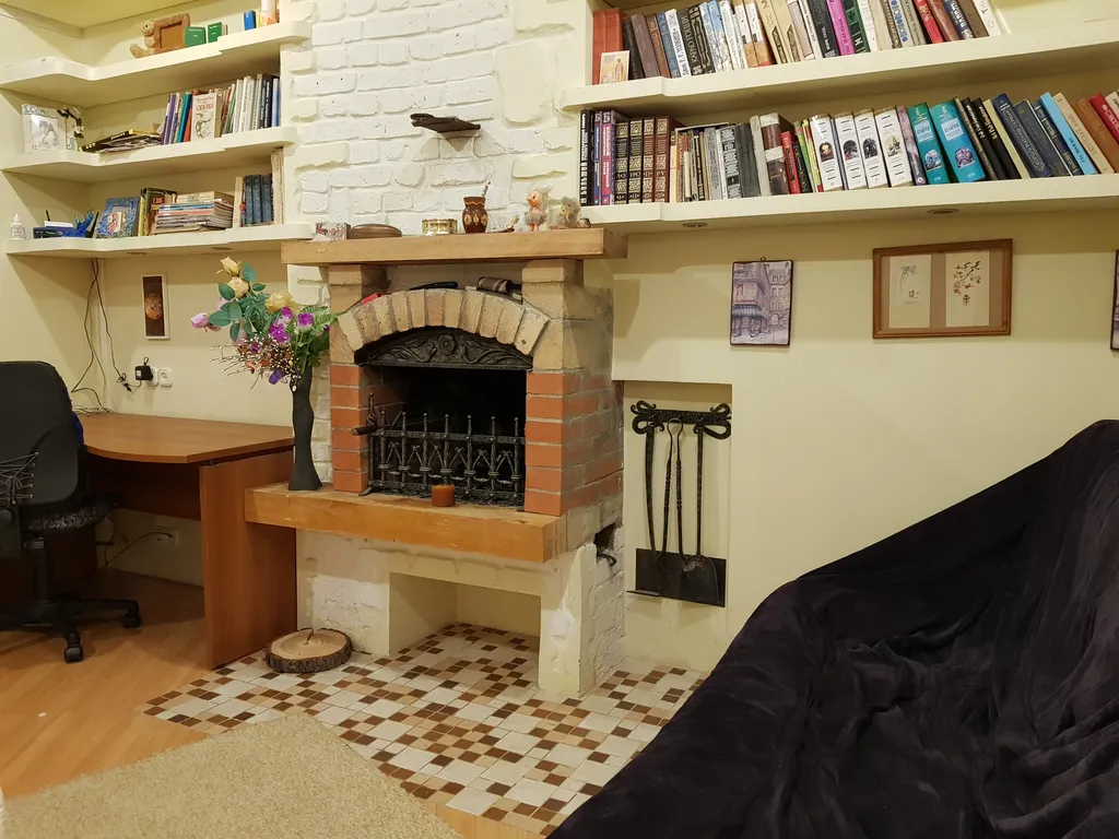 Премиальная 2-комнатная квартира с камином-комфорт уровня люкс