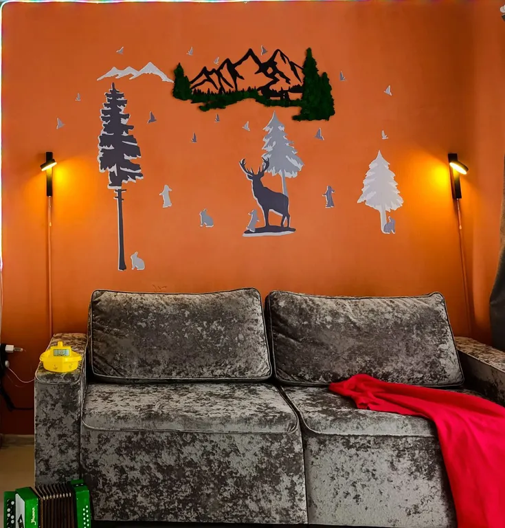 Дом с баней с выходом в лес