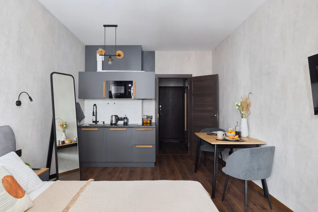 Квартира Квартира Стильная современная студия Loft studio комфорт-класса — Санкт-Петербург