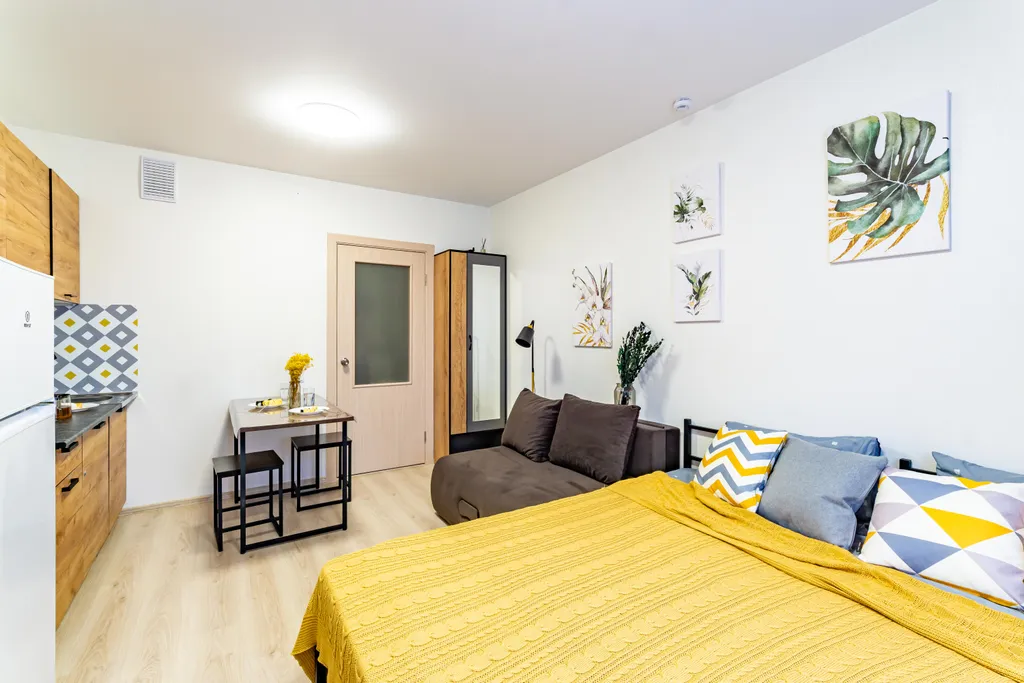 Студия в современном районе в современном районе