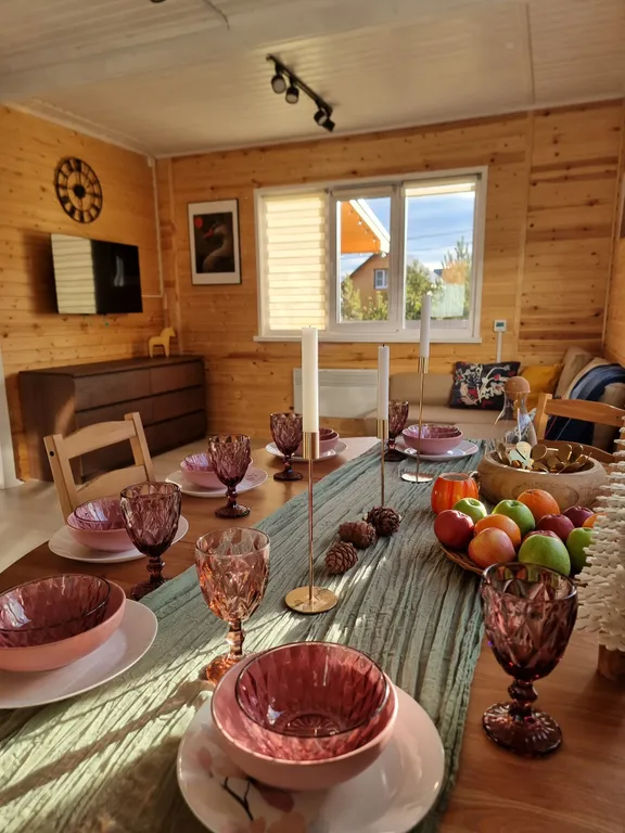 Просторный домик вблизи леса с баней