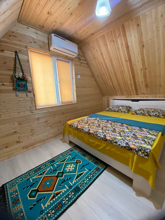 Домики на берегу Каспийского моря