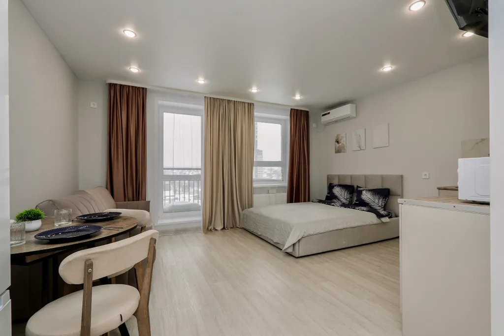 Шикарная студия с новым ремонтом для 4 гостей в Покровском районе