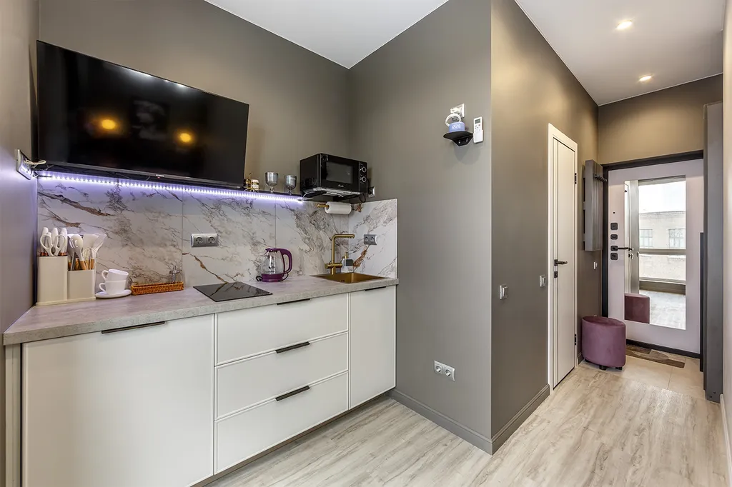 Квартира Квартира Уютная дизайнерская студия — Москва