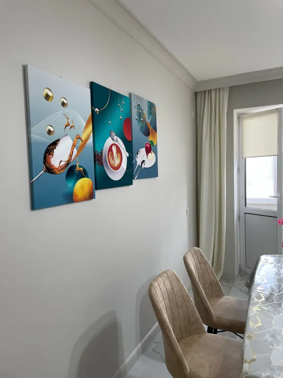 Новая светлая 3-комнатная квартира в ЖК