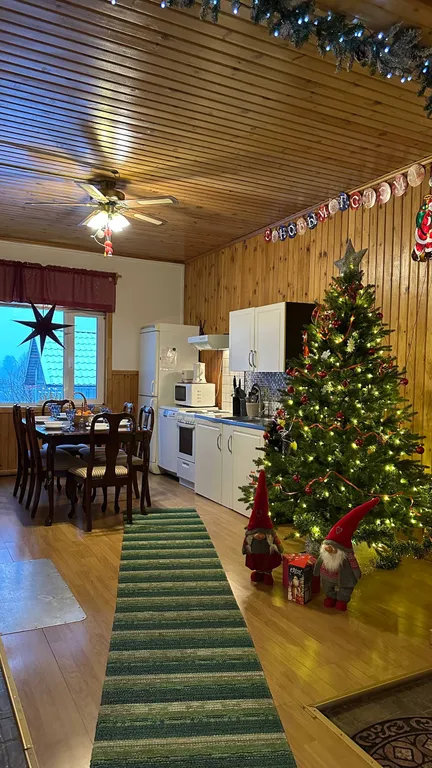 Дом c финской дровяной сауной и отдельной баней в Карелии