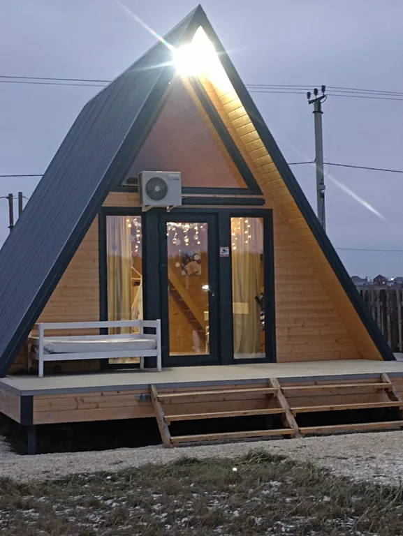 Коттедж Уютный дом в стиле А-frame с видом на лес — Казань