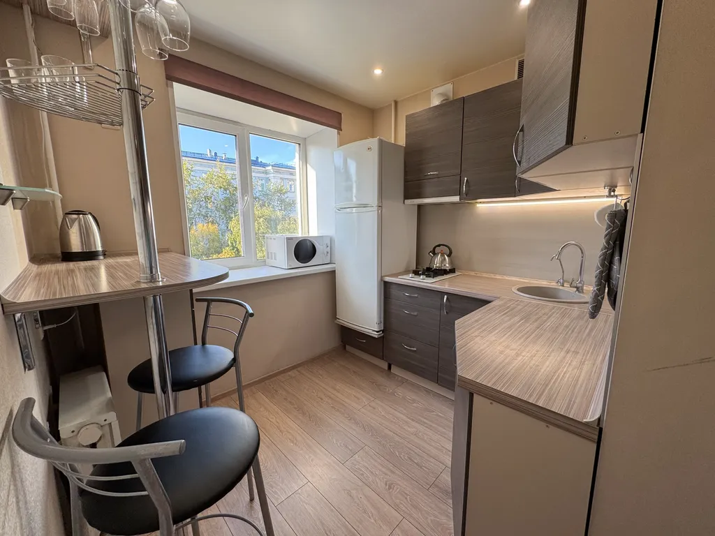 1‑комн. квартира в центре Мурманска на ул. Софьи Перовской, 37