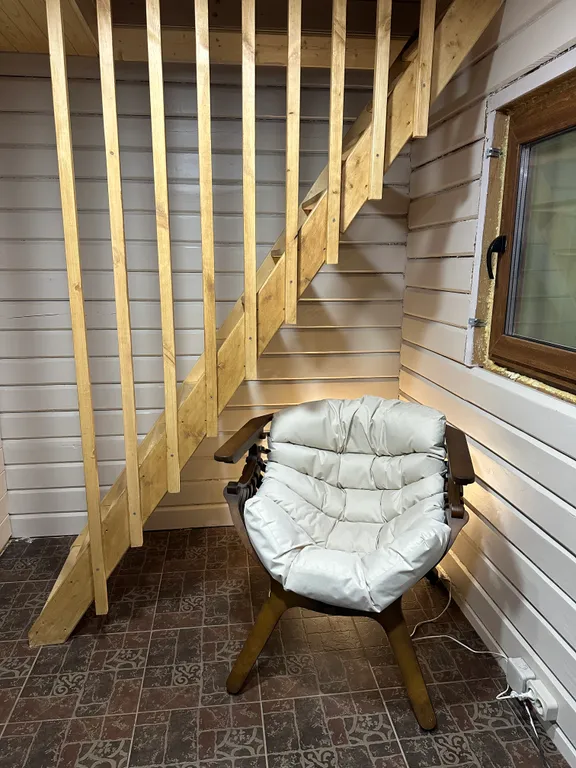 Дом-баня с бассейном и чаном