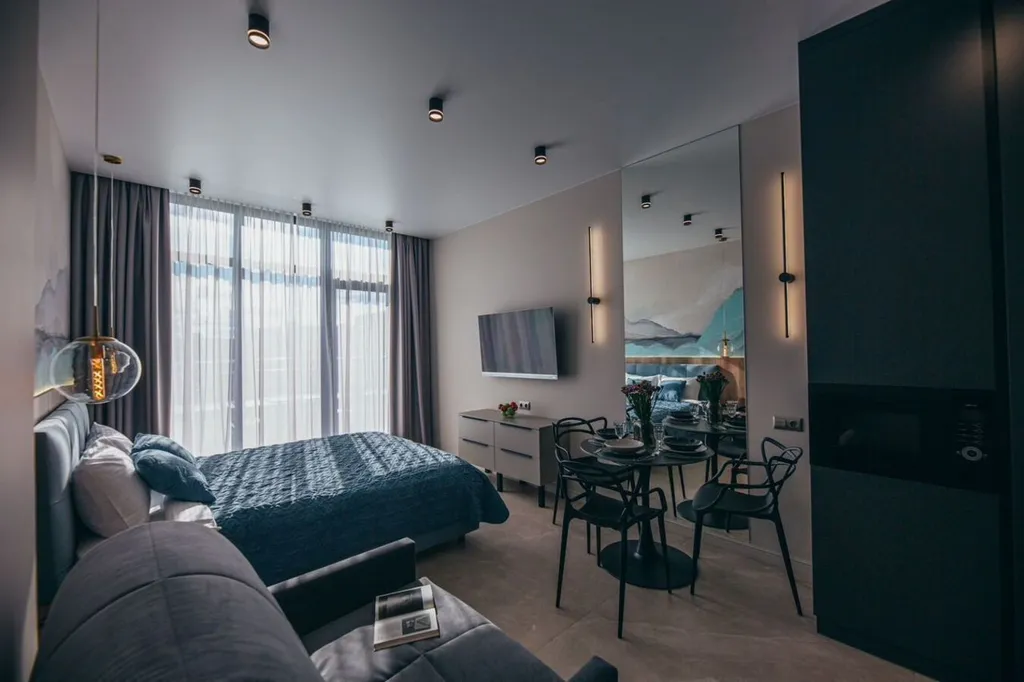 Квартира Квартира Hoвaя уютнaя cтудия в ЖК Aтлантис на первoй линии пoбеpежья — Зеленоградск