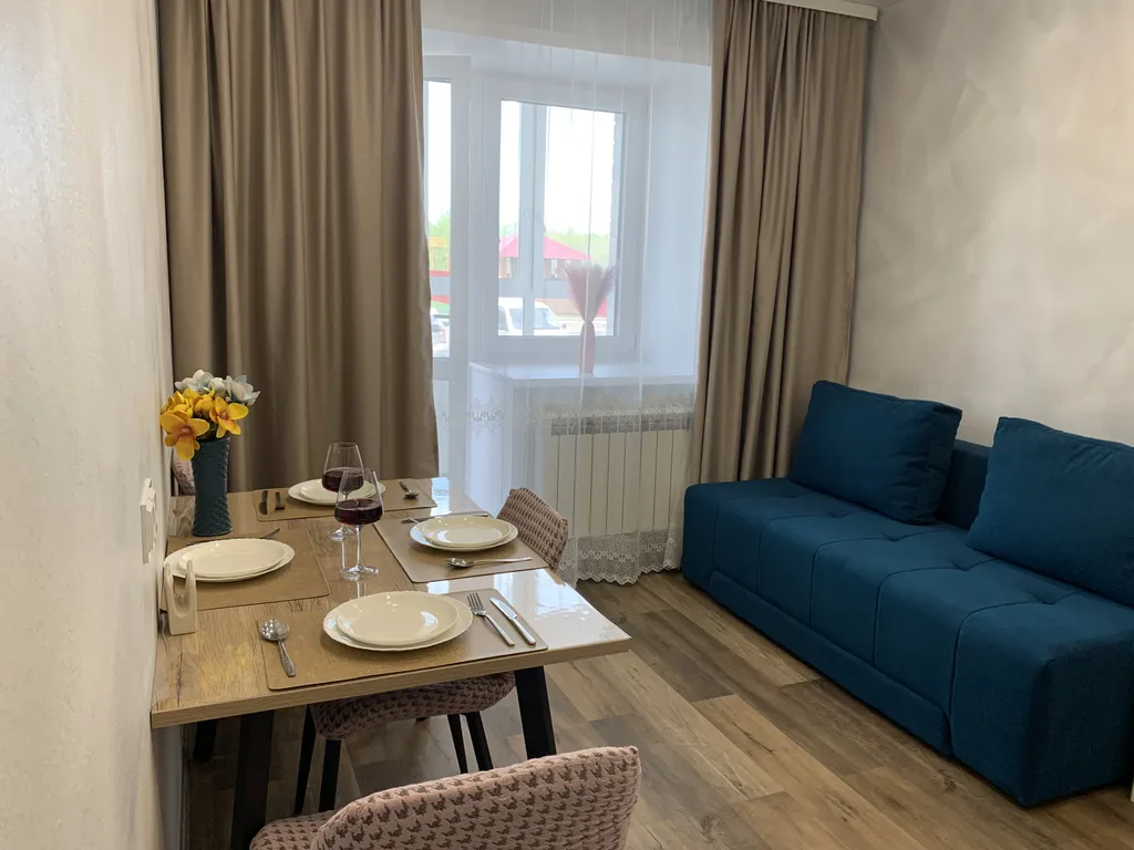 Евродвухкомнатная квартира в центре города