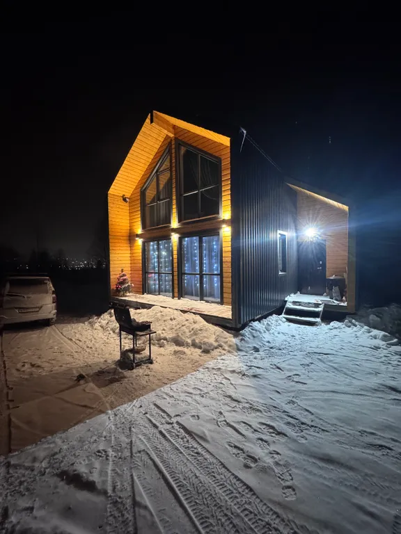 Барнхаус с видом на горы