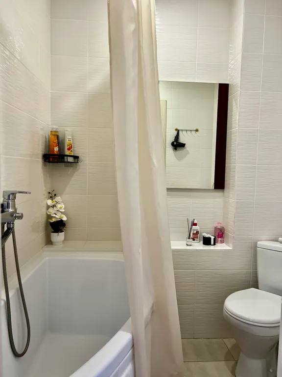 Стильная новая студия с повышенным комфортом и белоснежным бельем